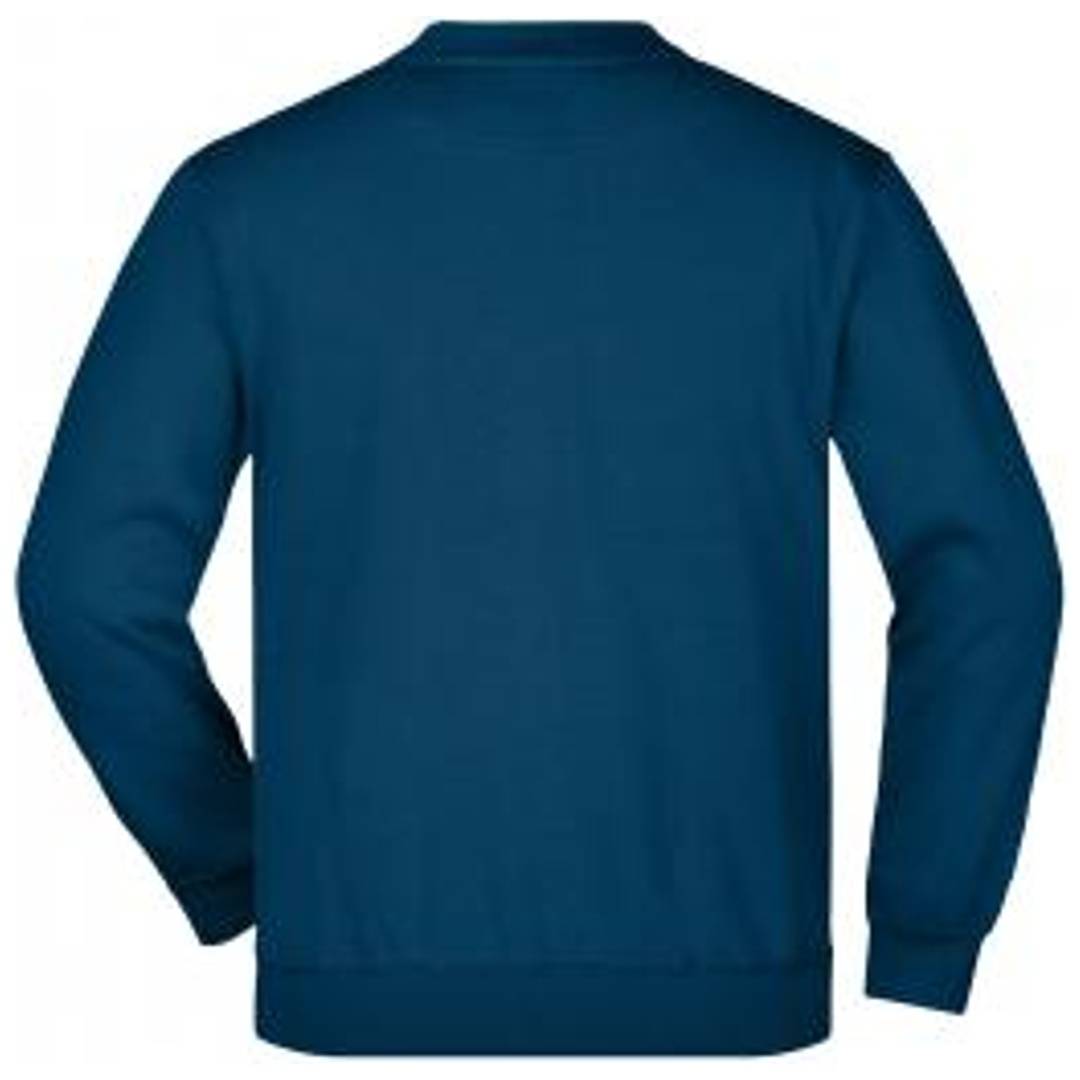 James & Nicholson Klassisches Komfort Rundhals-Sweatshirt Kinder JN040K Gr. XL-152 navy