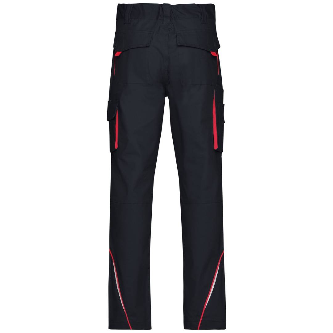James & Nicholson Funktionelle Arbeitshose JN847 Gr. 52 carbon/red