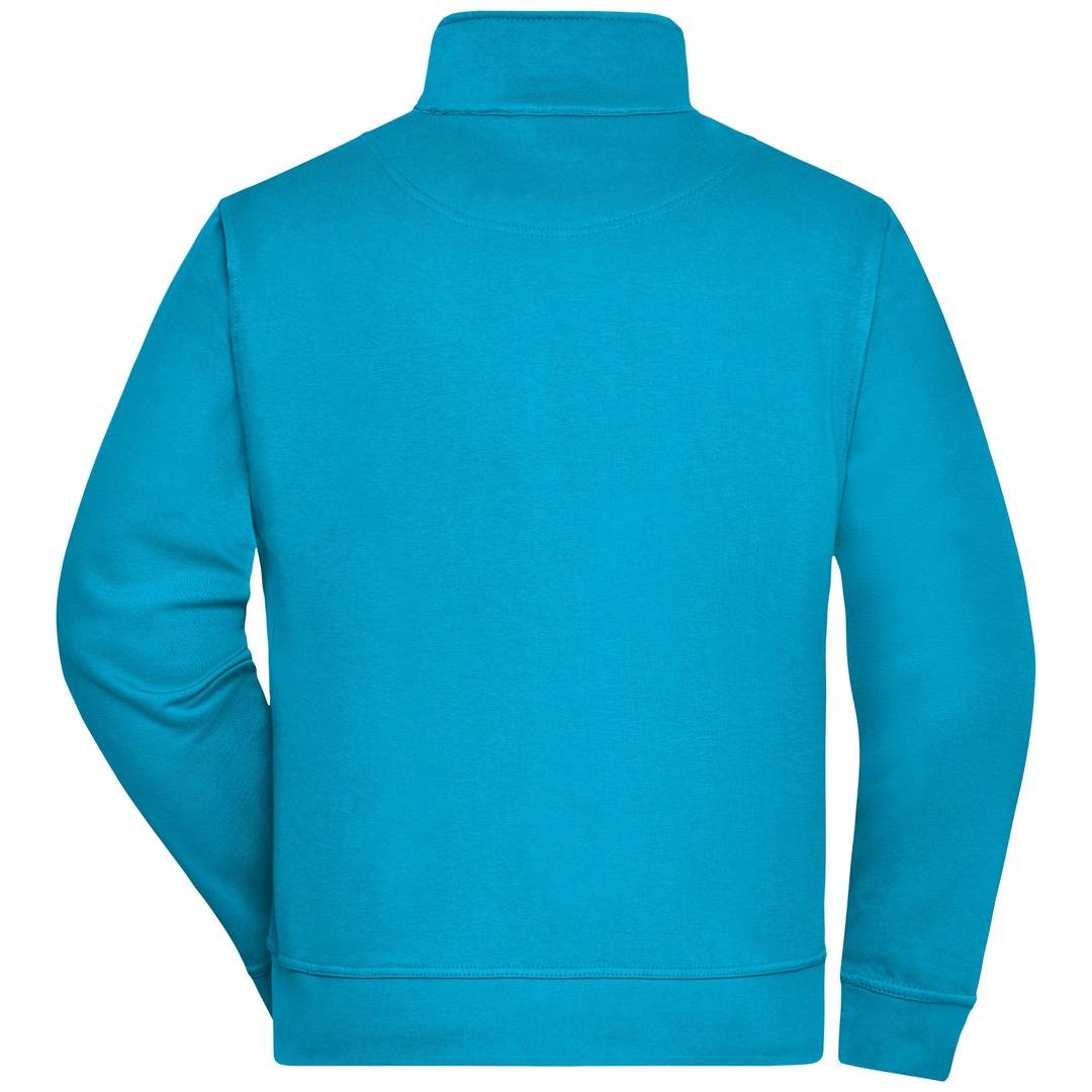 James & Nicholson Sweatjacke JN836 Gr. 5XL turquoise