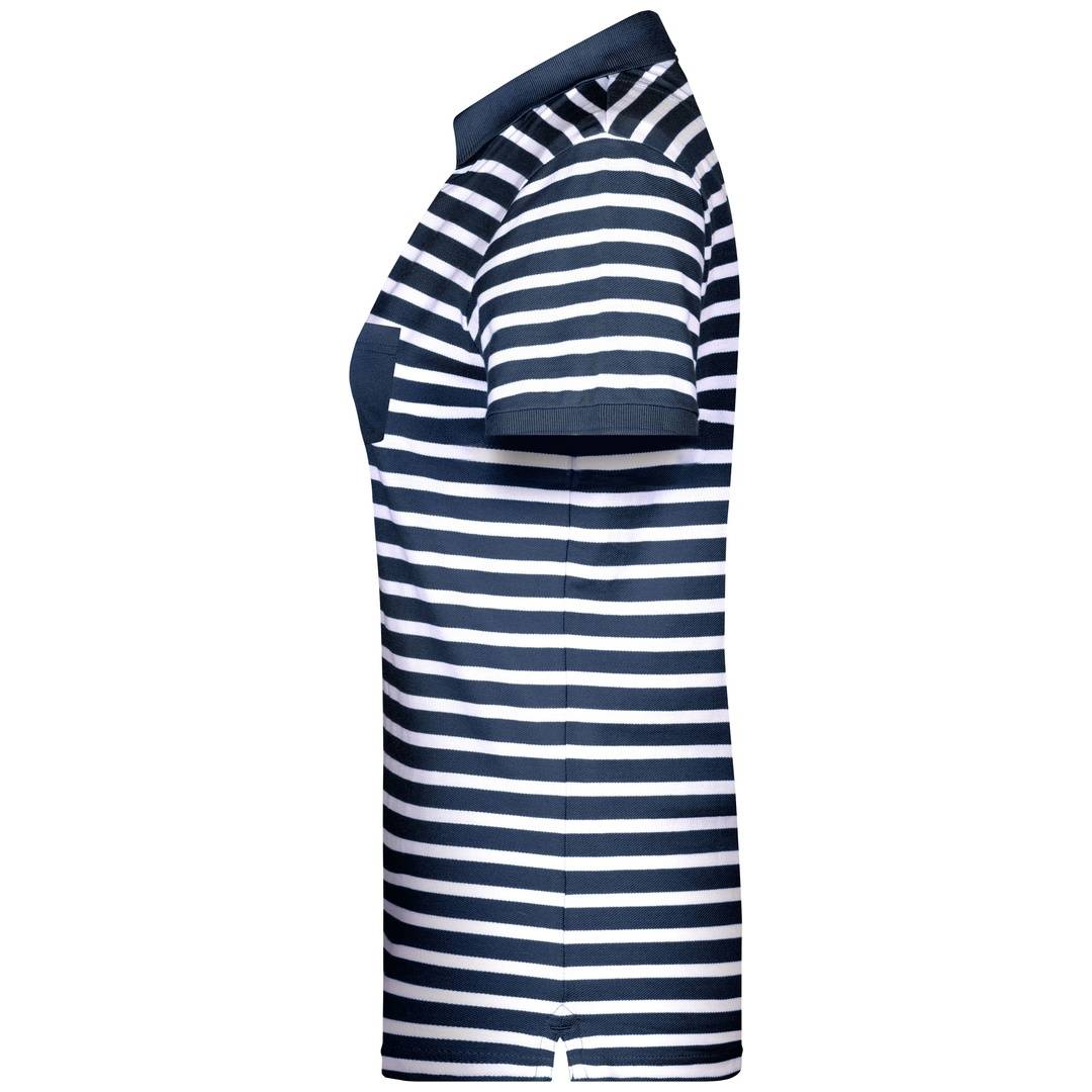 James & Nicholson Poloshirt Maritim Damen 8029 Gr. 2XL navy/white