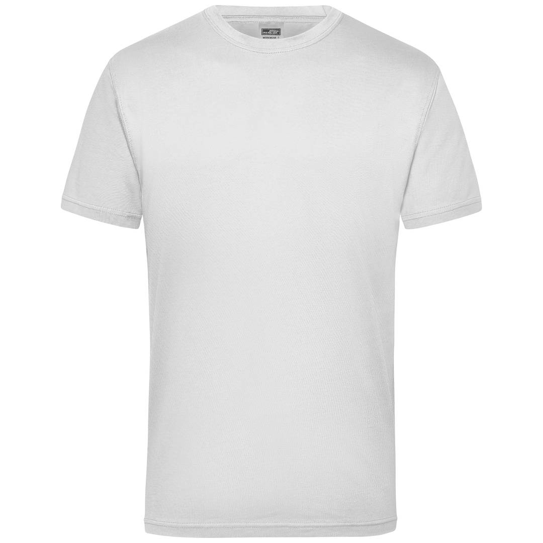 James & Nicholson Workwear T-Shirt Herren JN800 Gr. 6XL white