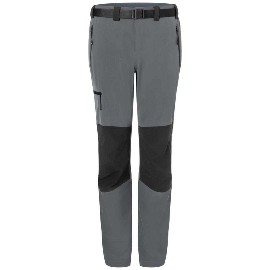 James & Nicholson Bi-elastische Herren Trekkinghose JN1206 Gr. XL carbon/black