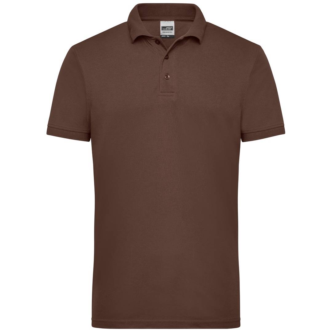 James & Nicholson Poloshirt Herren JN830 Gr. 5XL brown