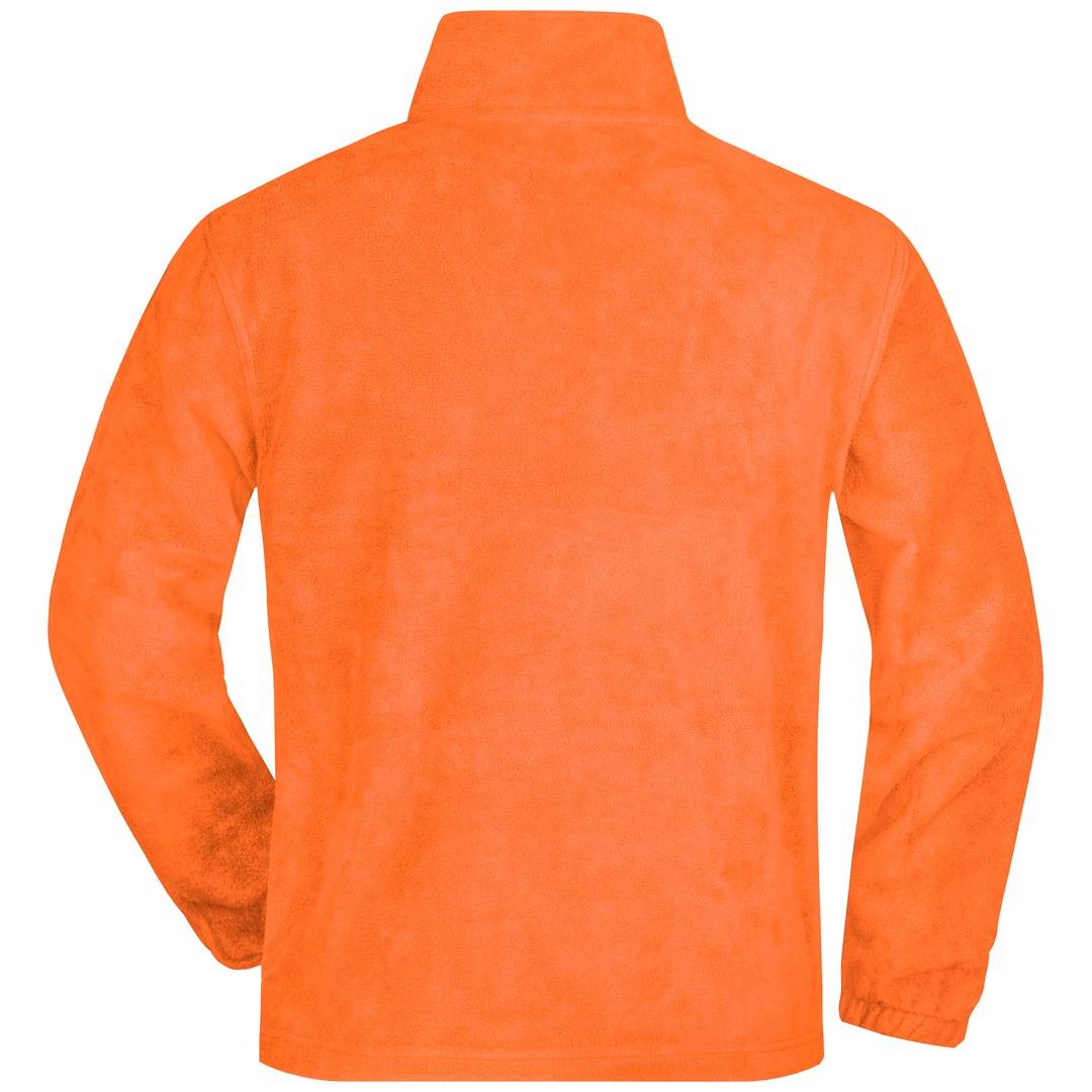 James & Nicholson Sweatshirt in schwerer Fleece-Qualität JN043 Gr. S orange