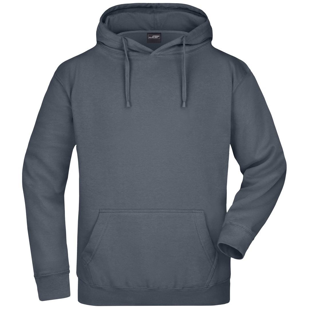 James & Nicholson Kinder Kapuzensweatshirt JN047K Gr. S-116 graphite