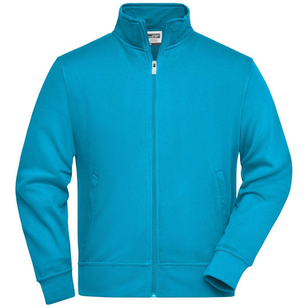 James & Nicholson Sweatjacke JN836 Gr. 3XL turquoise