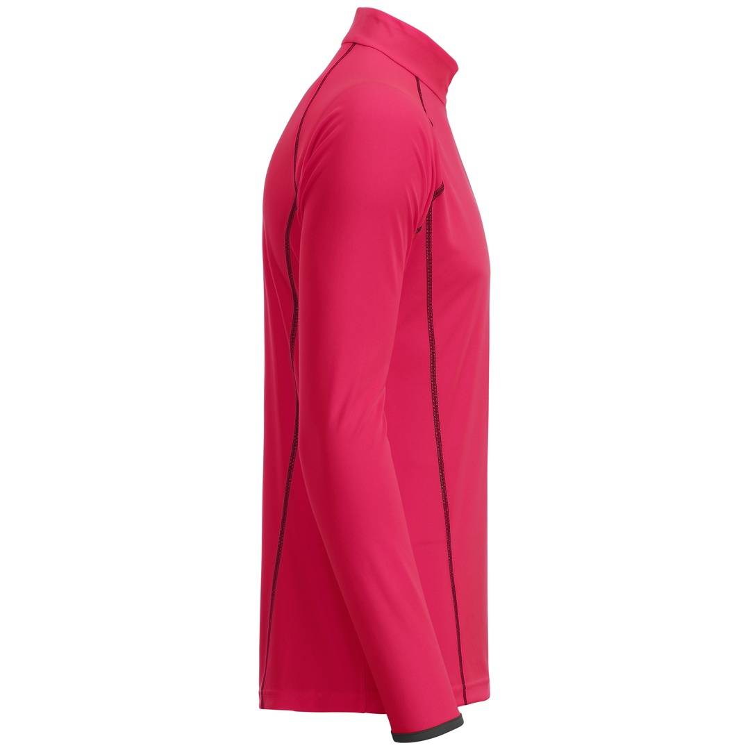 James & Nicholson Langarmshirt Herren JN498 Gr. S bright-pink/titan