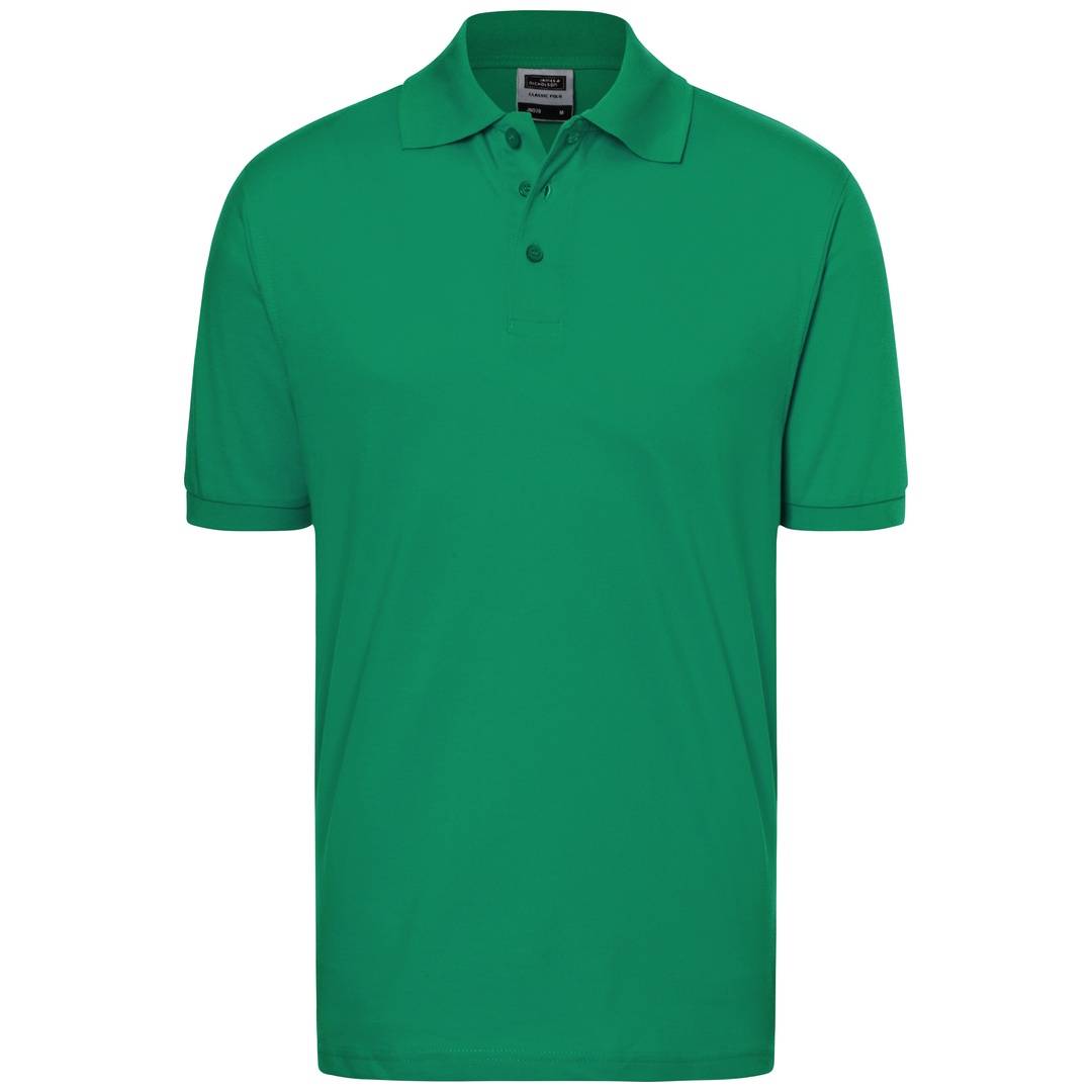James & Nicholson Poloshirt Herren JN070 Gr. L irish-green
