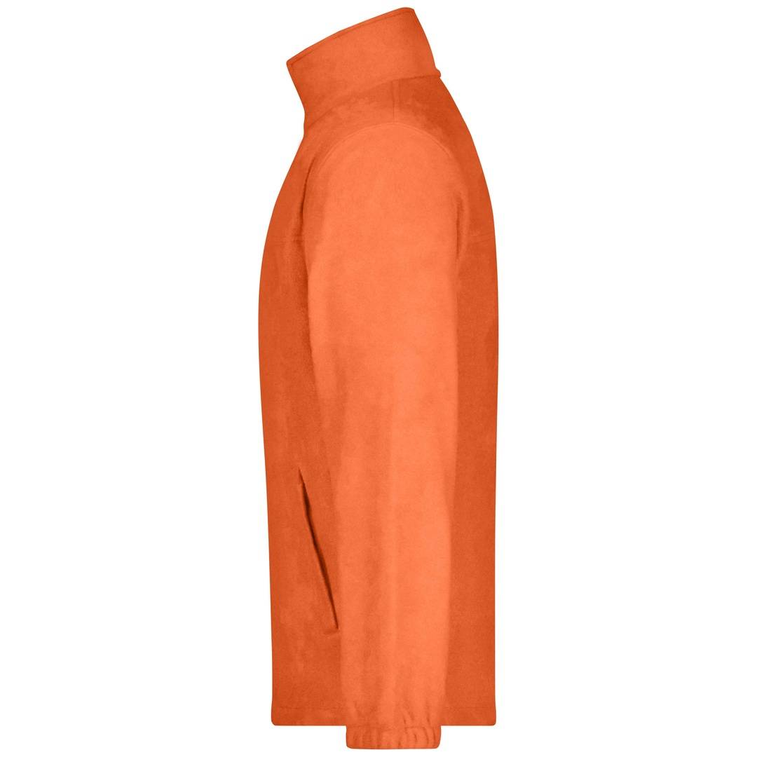 James & Nicholson Full-Zip Herren Fleecejacke JN044 Gr. 2XL orange