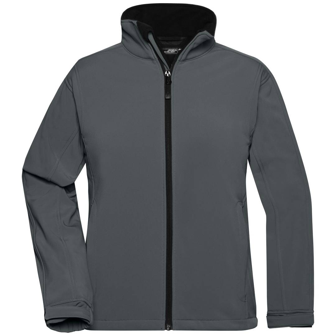 James & Nicholson Softshelljacke Damen JN137 Gr. 2XL grau