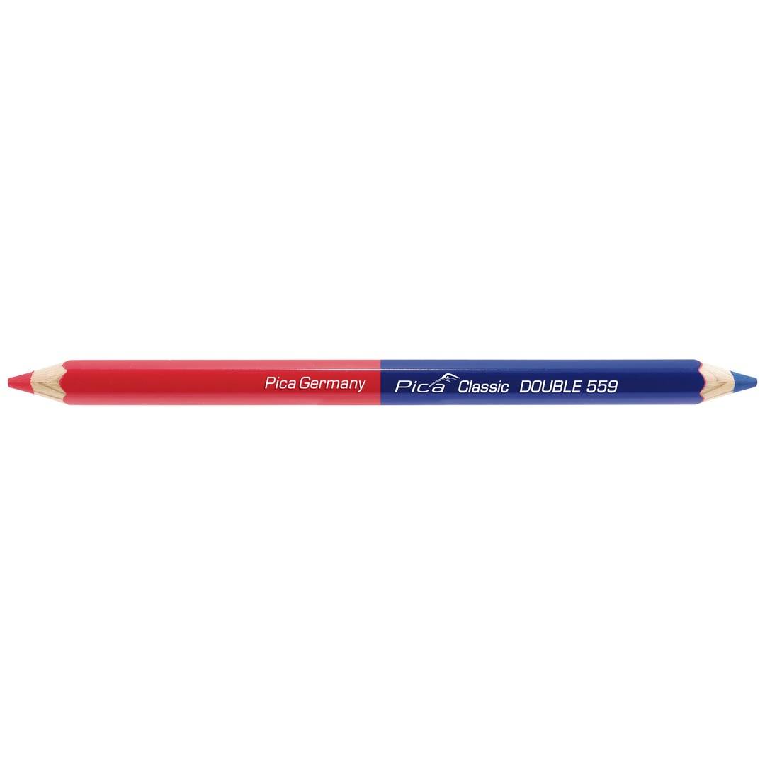 Pica Markierstift DOUBLE blau/rot, 17,5 cm