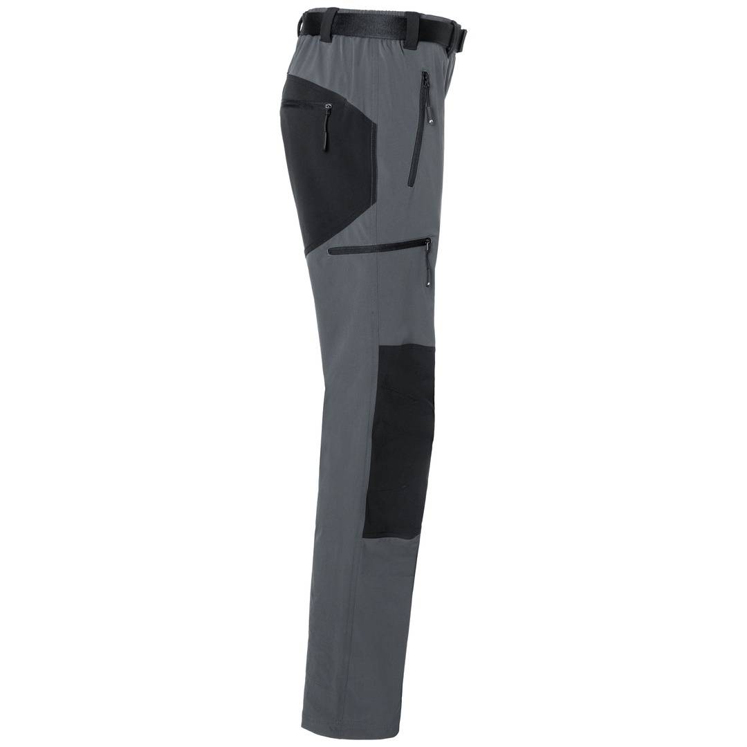 James & Nicholson Bi-elastische Damen Trekkinghose JN1205 Gr. XL carbon/black