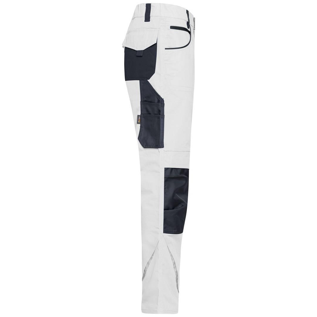 James &amp; Nicholson Arbeitsbundhose JN832 Gr. 28 white/carbon
