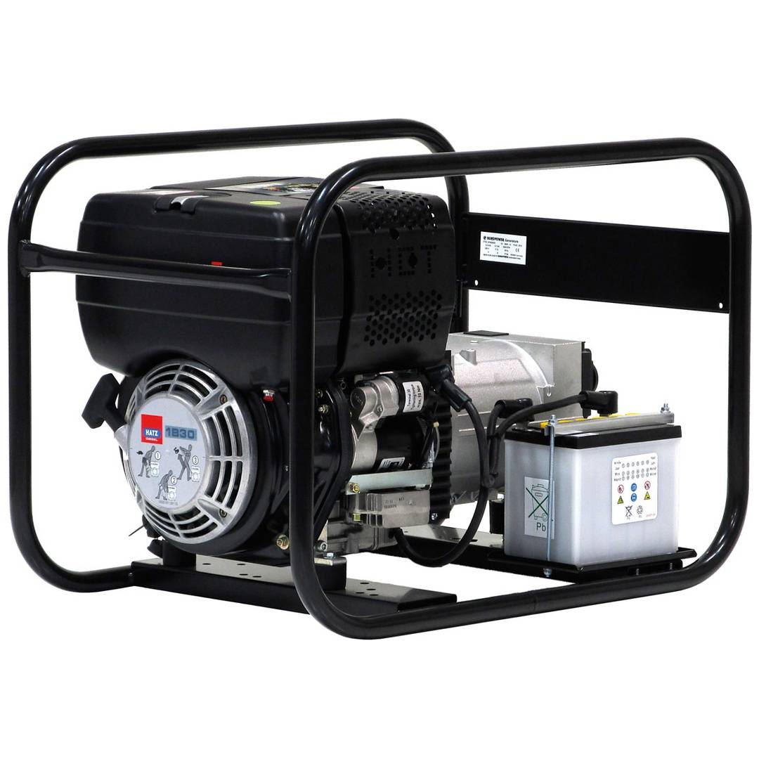 Stromerzeuger SED 6000W-AVR Motorleistung 7,1kW m.HATZ-Motor 1B40 Diesel ELMAG