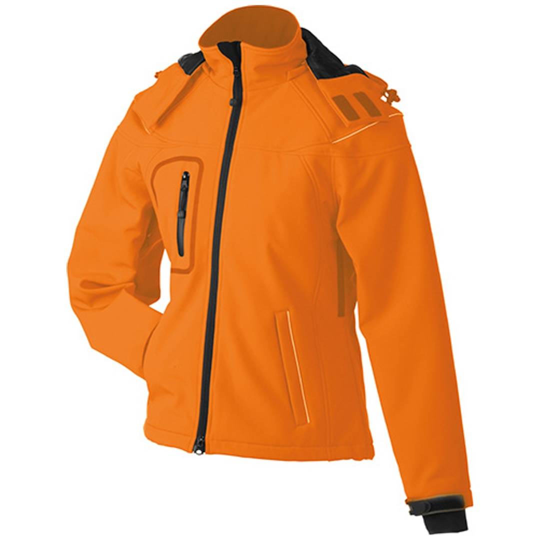James & Nicholson Wintersoftshelljacke Damen JN1001 Gr. L orange