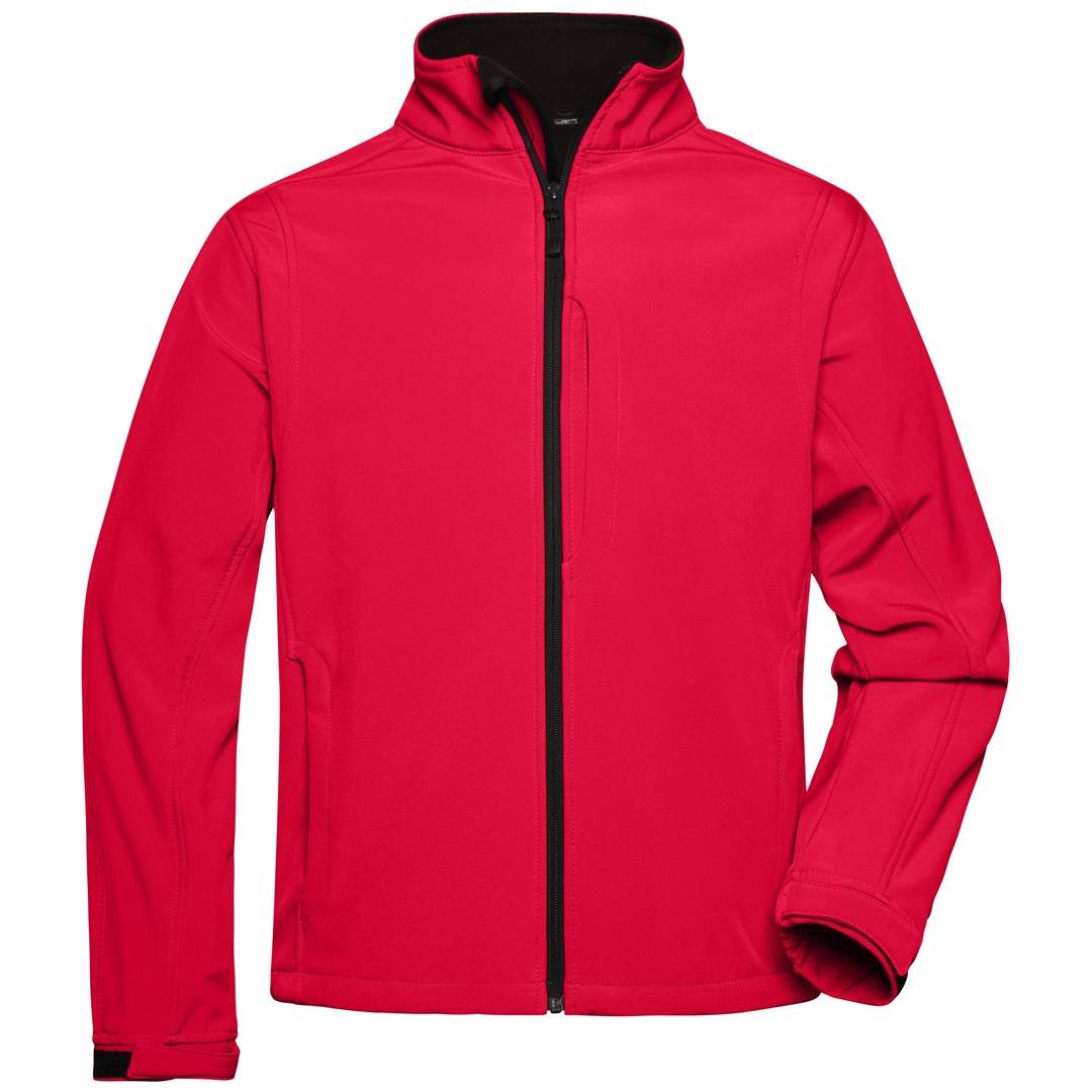 James & Nicholson Softshell Jacke Herren JN135 Gr. S red