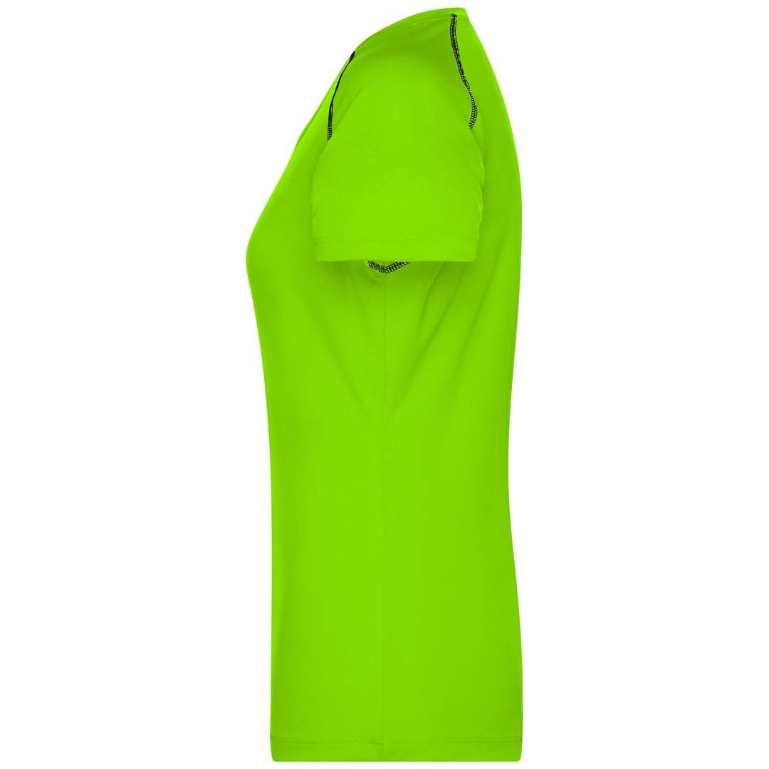 James & Nicholson Funktions-Shirt Damen JN495 Gr. XL bright-green/black