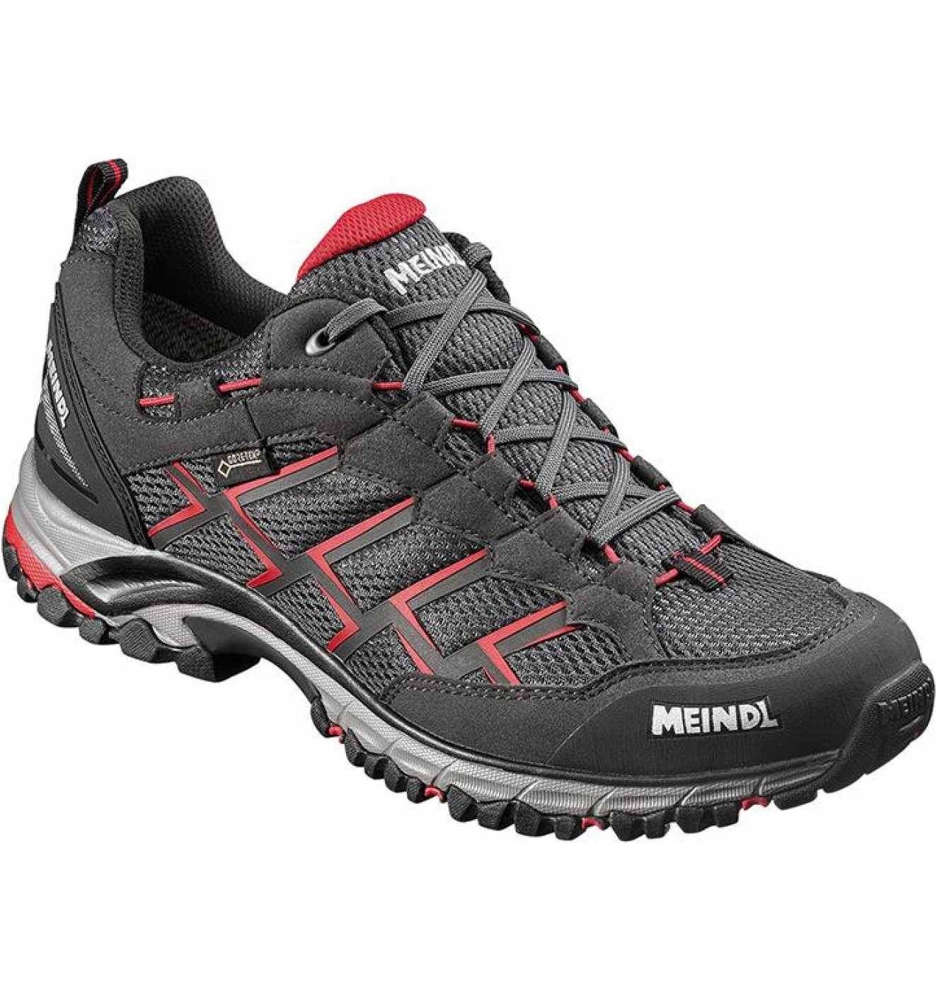 Meindl Halbschuh Caribe GTX Gr.40 schwarz/rot