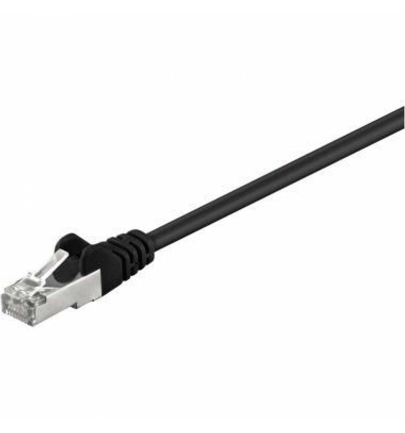 goobay Netzwerkkabel 68667 CAT 5e 10m schwarz