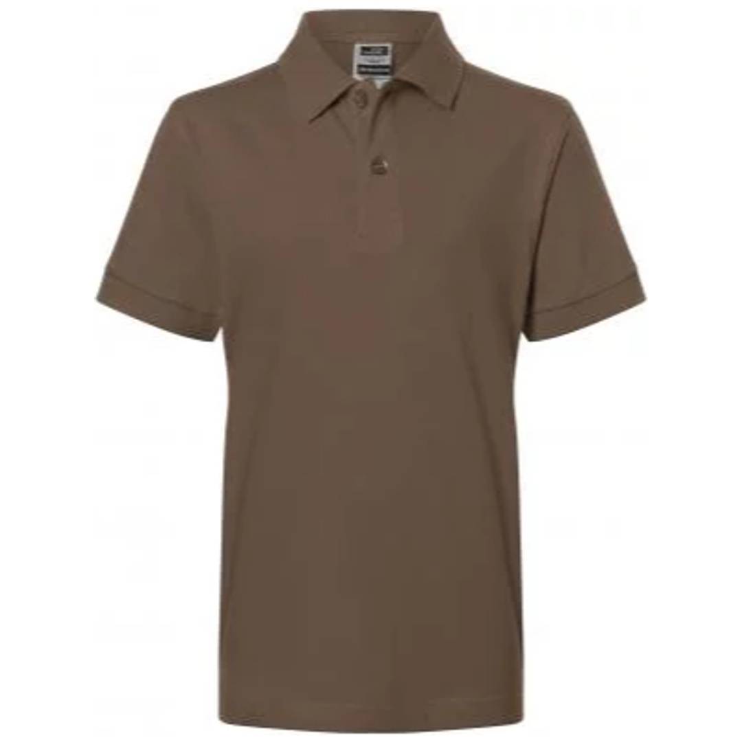 James & Nicholson Poloshirt Kinder JN070K Gr. XS-98/104 brown