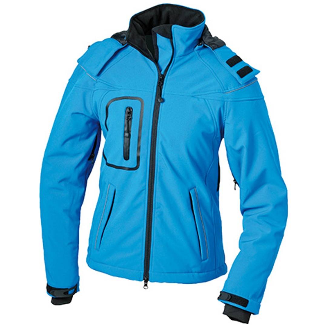 James & Nicholson Wintersoftshelljacke Damen JN1001 Gr. S aqua