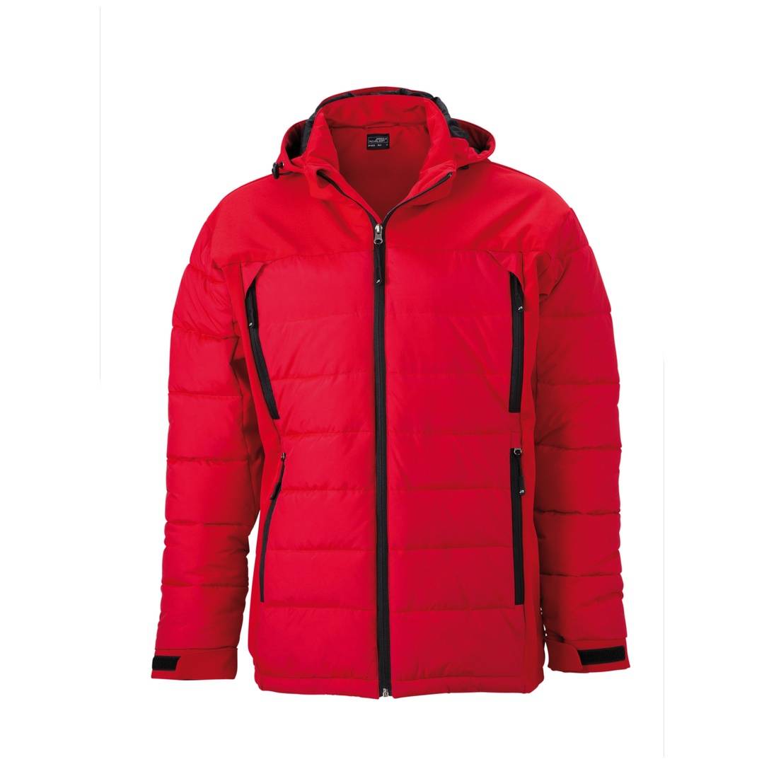 James & Nicholson Mens Outdoor Hybrid Jacket JN1050 Gr. XXL red