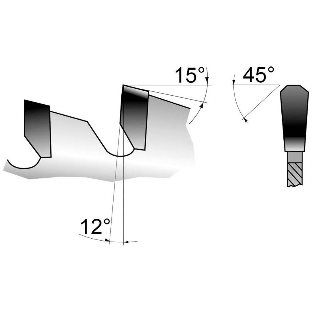 Kreissägeblatt HW 450x4,0x30 Z32 FF FORUM