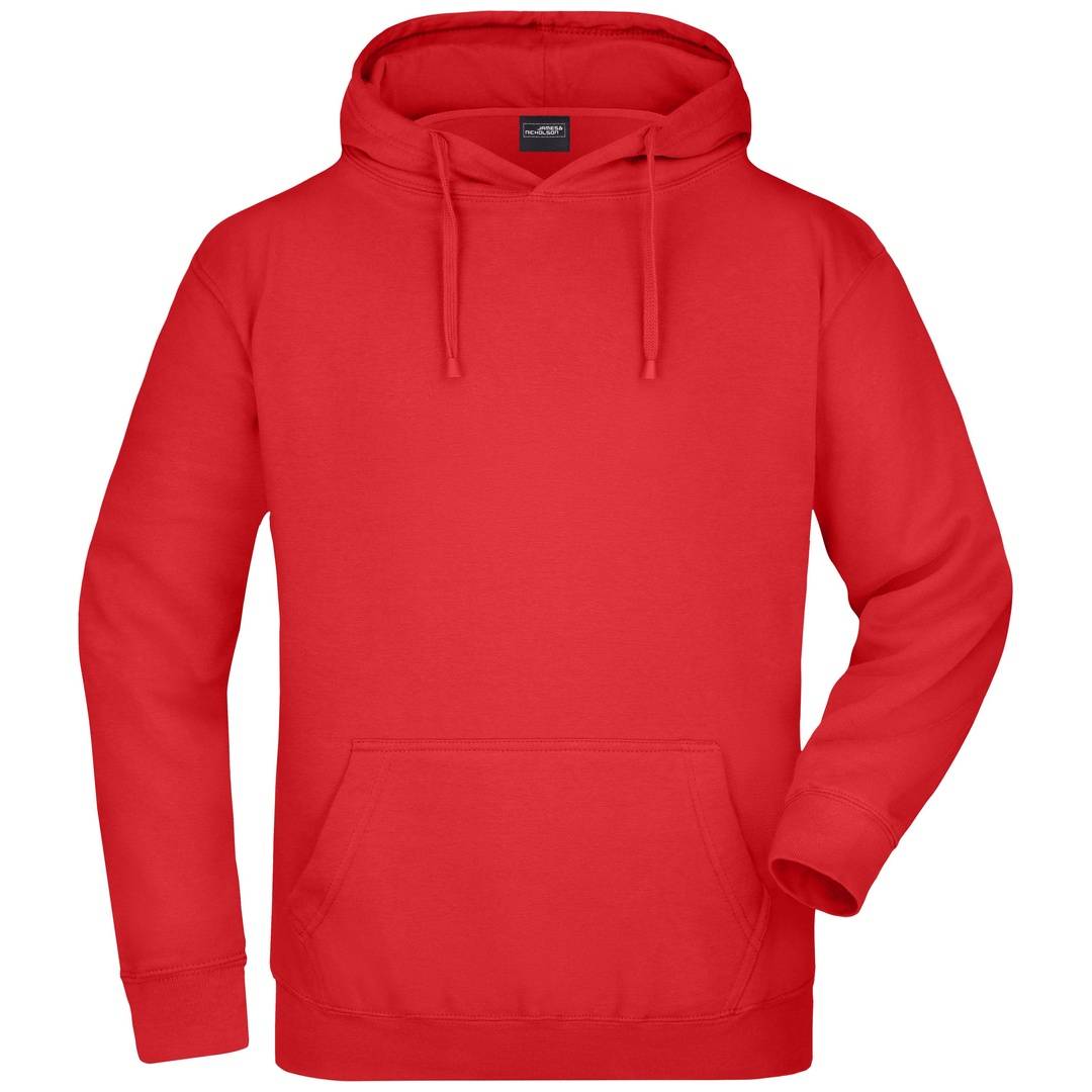 James & Nicholson Kinder Kapuzensweatshirt JN047K Gr. 2XL-164 red