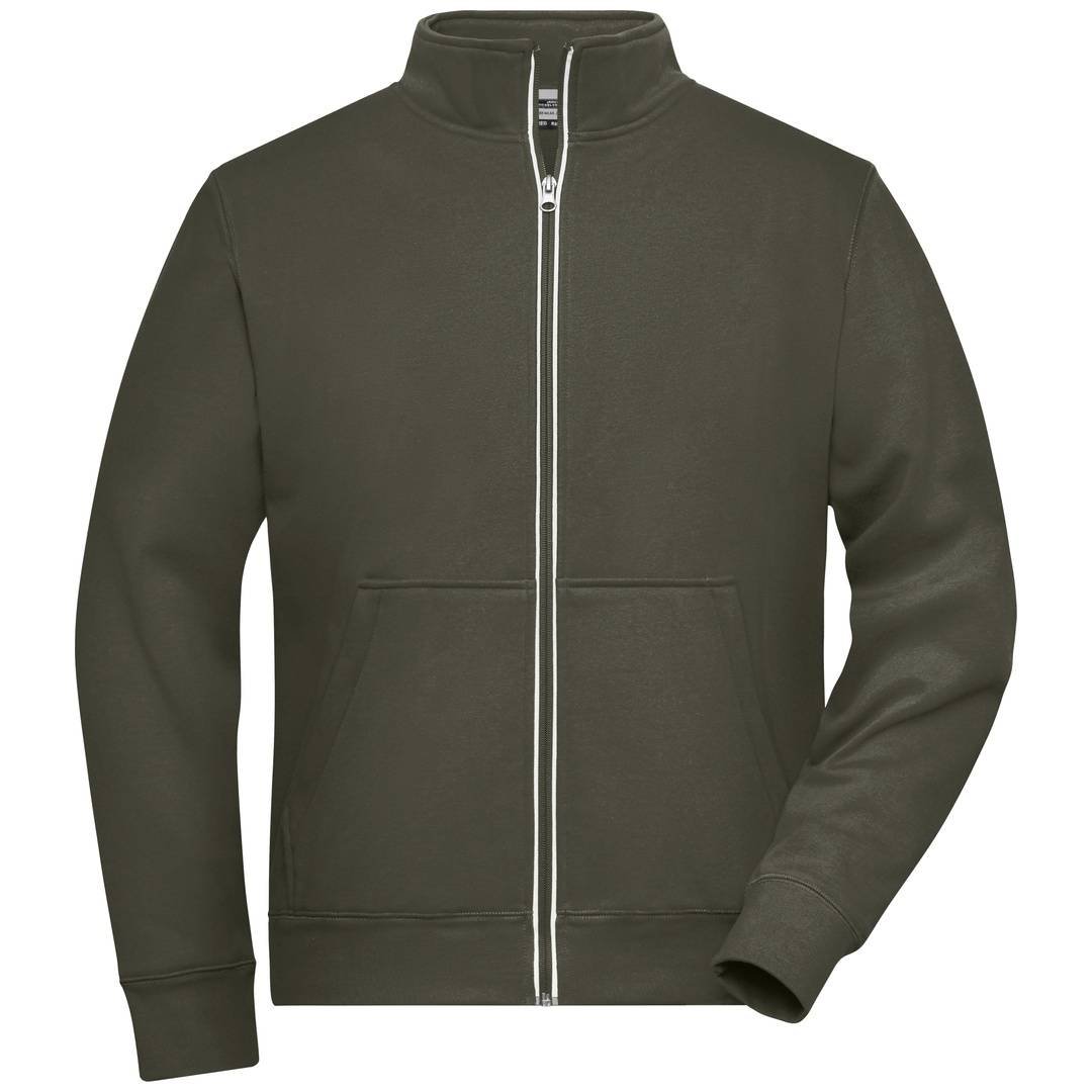James & Nicholson Fleecejacke Herren JN1810 Gr. XS olive