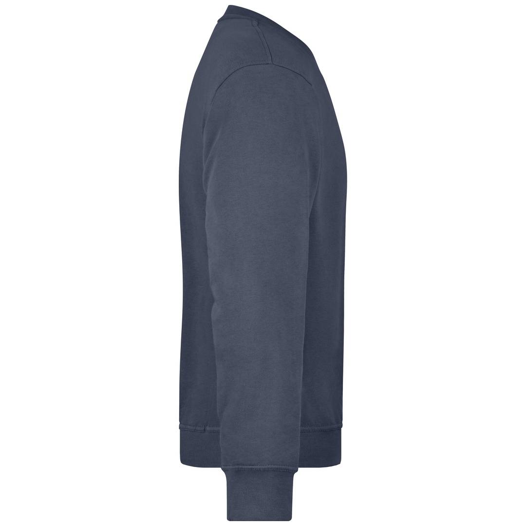 James & Nicholson Klassisches Rundhals-Sweatshirt JN840, Gr. 2XL navy