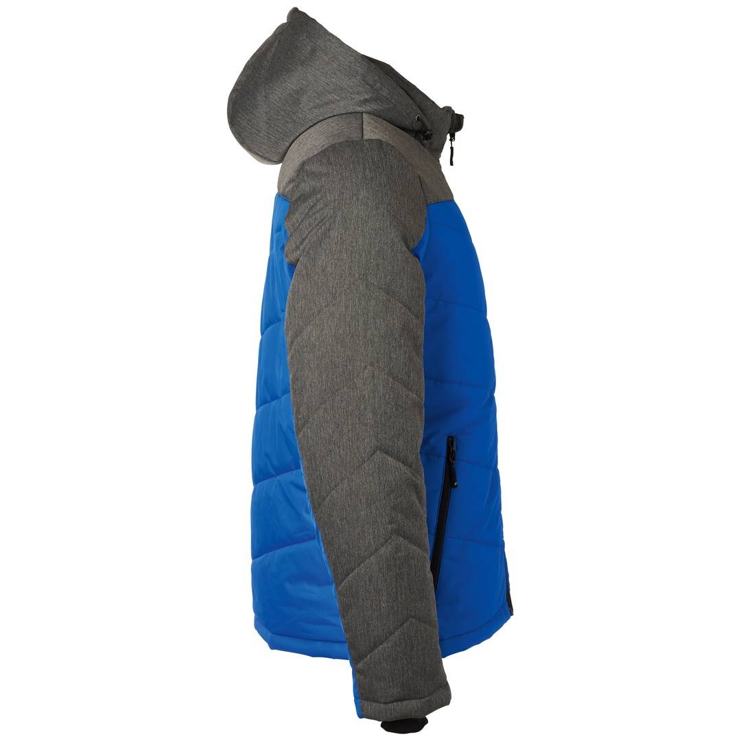 James & Nicholson sportliche Winterjacke JN1134 Gr. M royal/anthrazit-melange