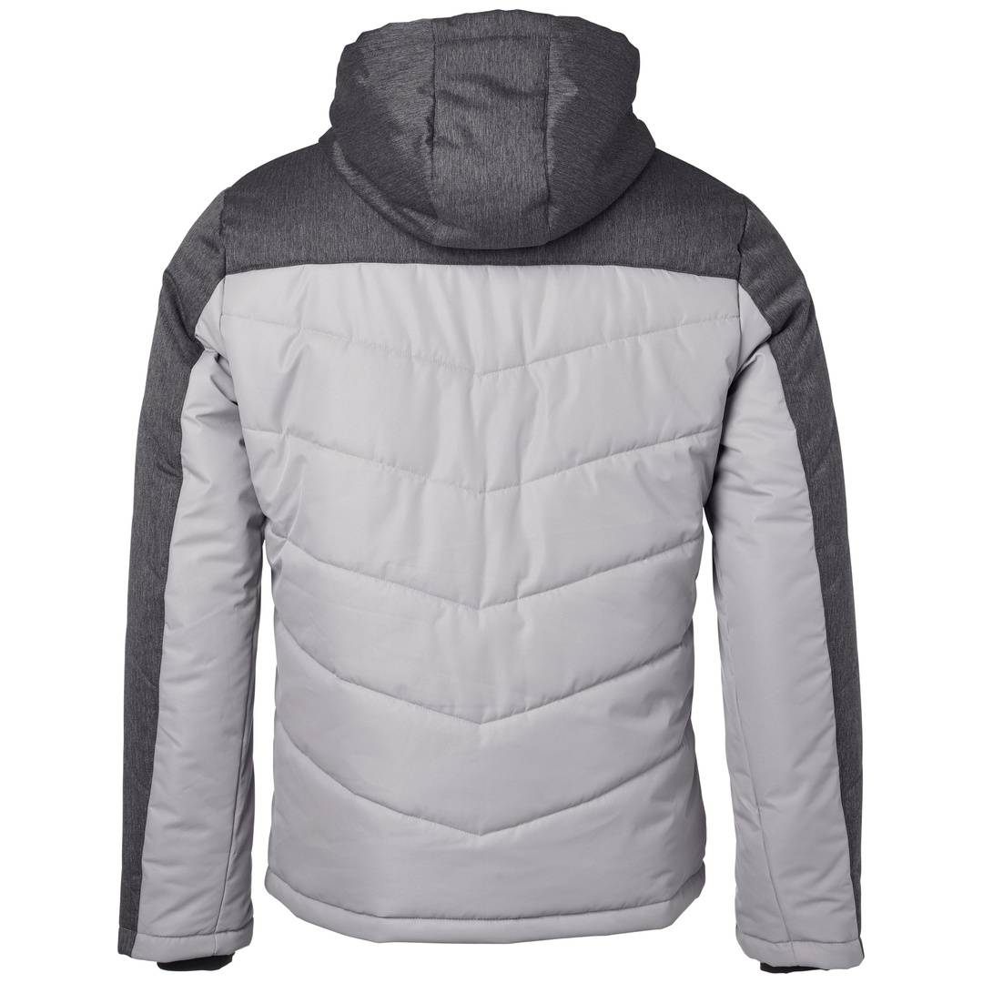 James & Nicholson sportliche Winterjacke JN1134 Gr. 2XL silber/anthrazit-melange