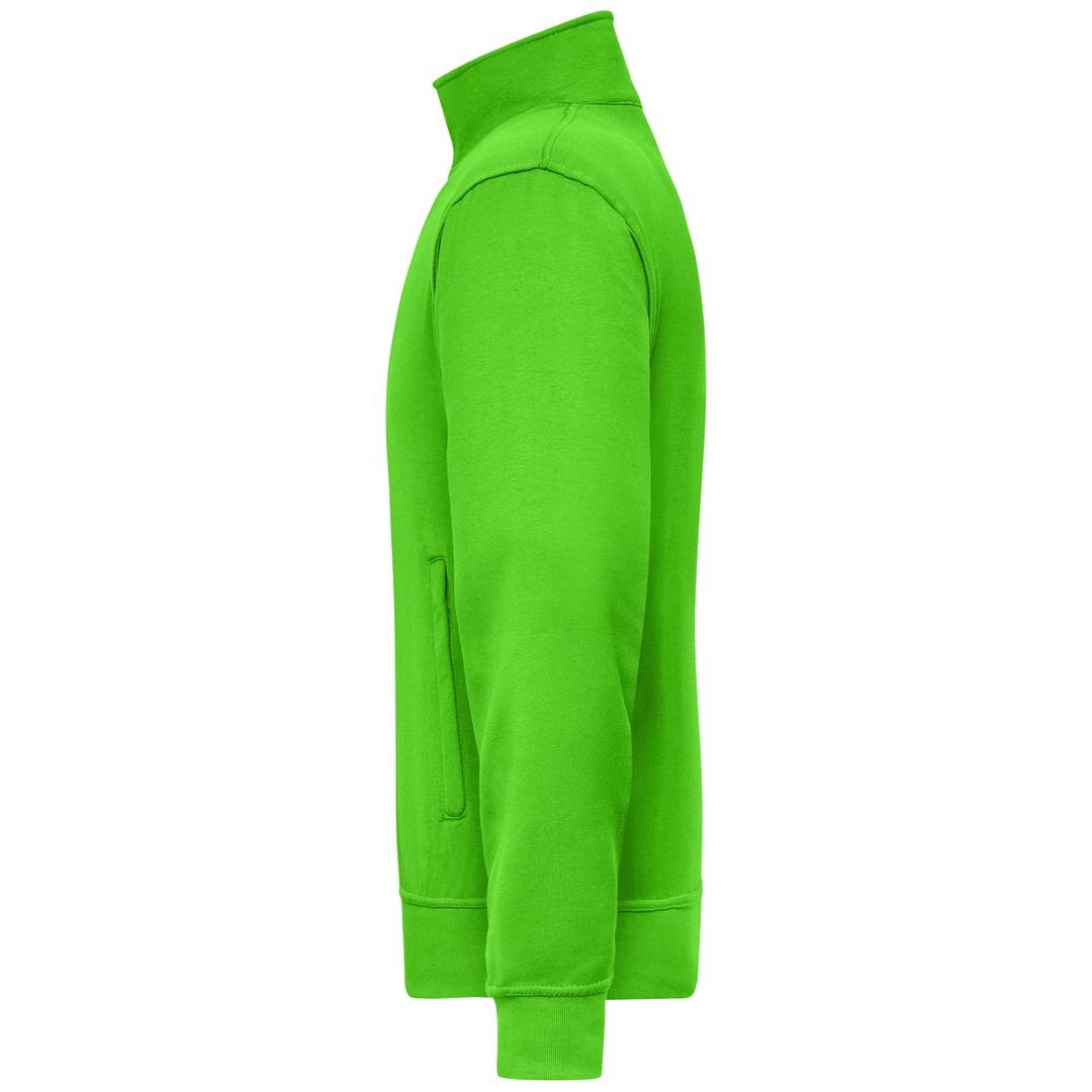 James &amp; Nicholson Sweatjacke JN836 Gr. S lime-green