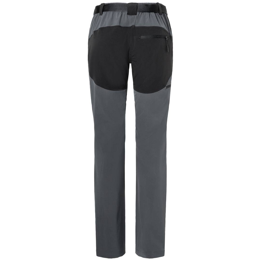 James & Nicholson Bi-elastische Damen Trekkinghose JN1205 Gr. 2XL carbon/black