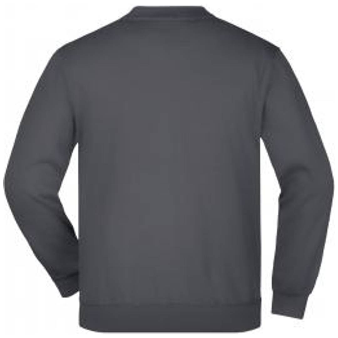 James & Nicholson Klassisches Komfort Rundhals-Sweatshirt Kinder JN040K Gr. 2XL-164 carbon