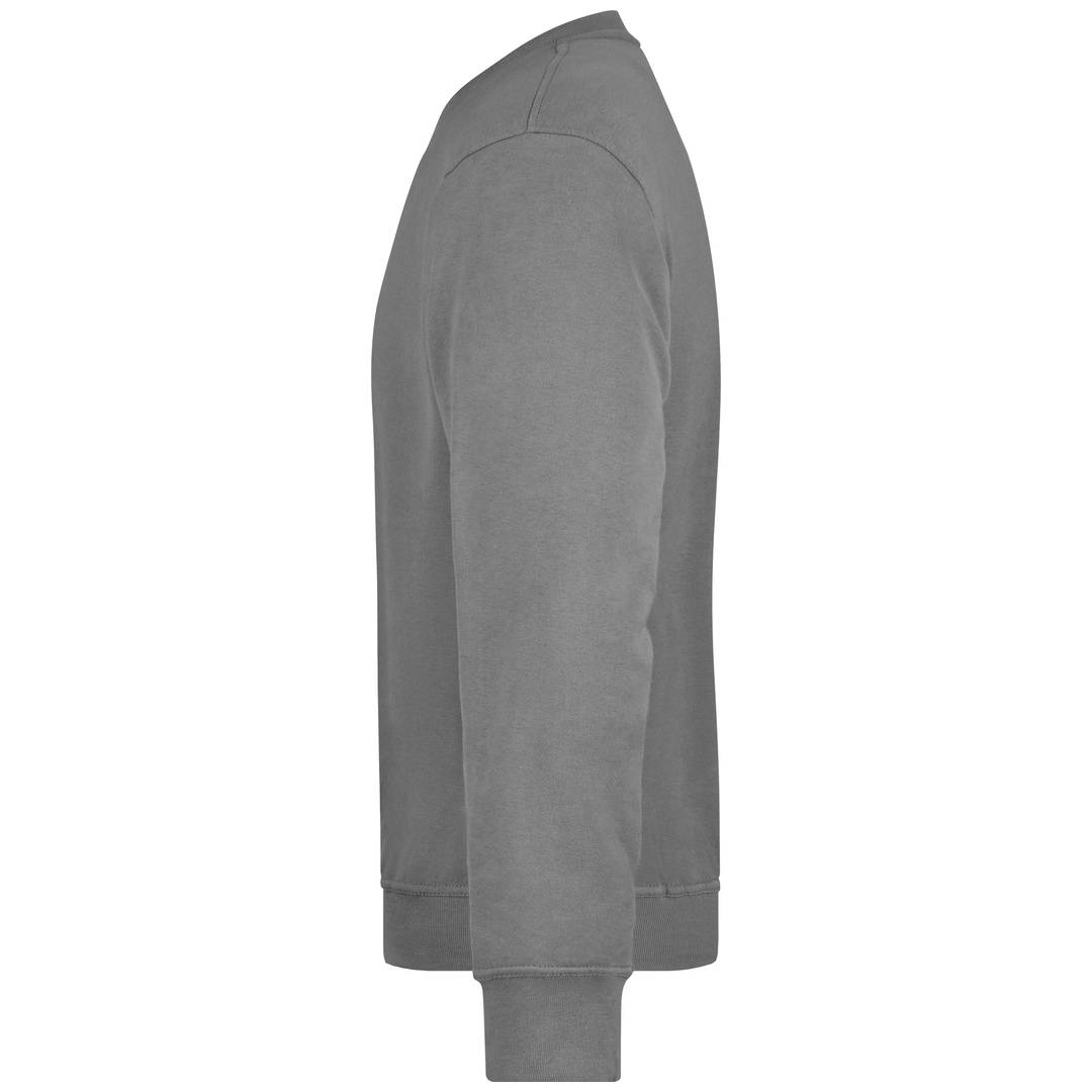 James & Nicholson Klassisches Rundhals-Sweatshirt JN840, Gr. XL carbon