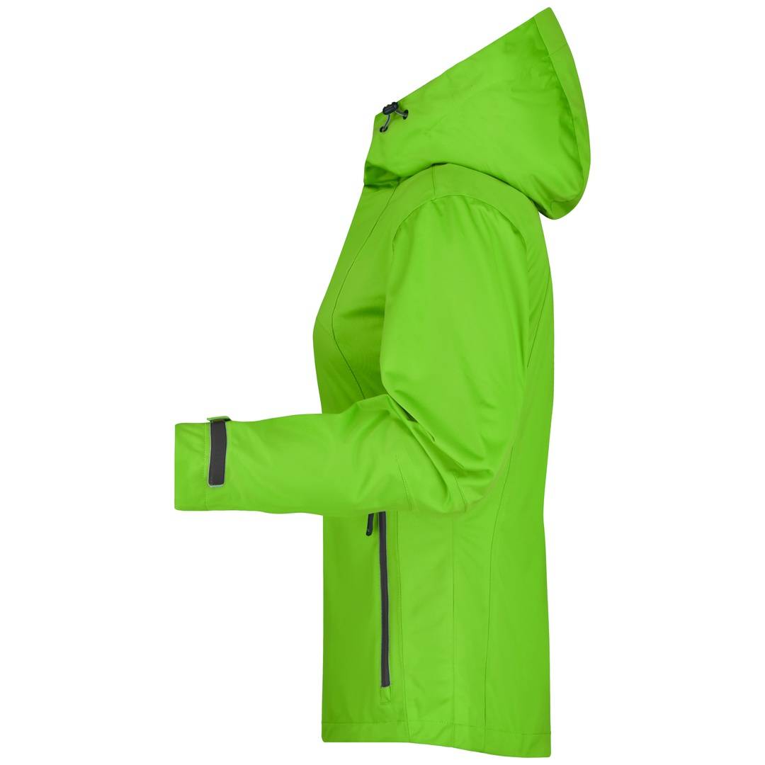 James & Nicholson Ultraleichte Softshelljacke Damen JN1097 Gr. 2XL spring-green/iron-grey