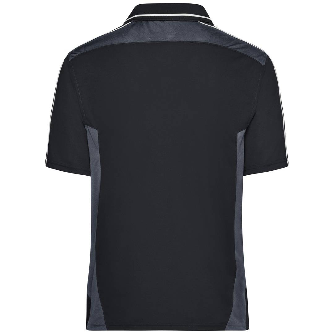 James & Nicholson Poloshirt Herren JN828 Gr. XS black/carbon