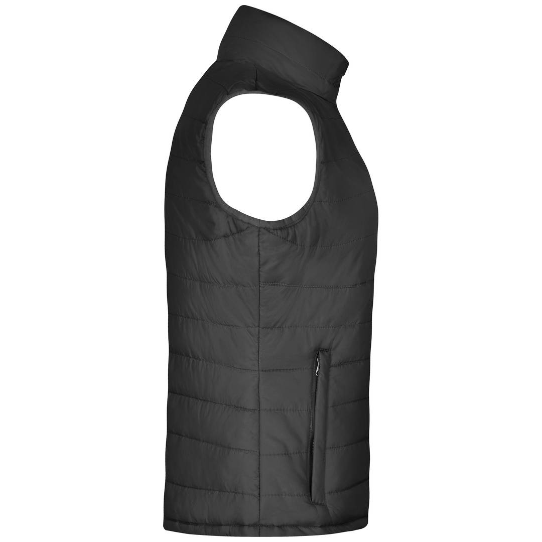 James & Nicholson leichte, wattierte Damensteppweste JN1135 Gr. S schwarz