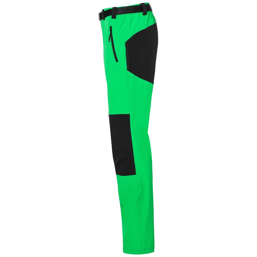 James & Nicholson Bi-elastische Herren Trekkinghose JN1206 Gr. S fern-green/black