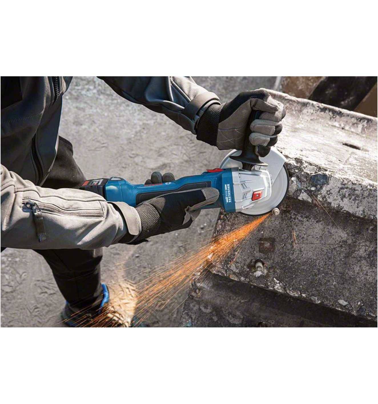 Bosch Professional GWS 18V-7 06019H9002 Akku-Winkelschleifer 125 mm ohne Akku 18 V