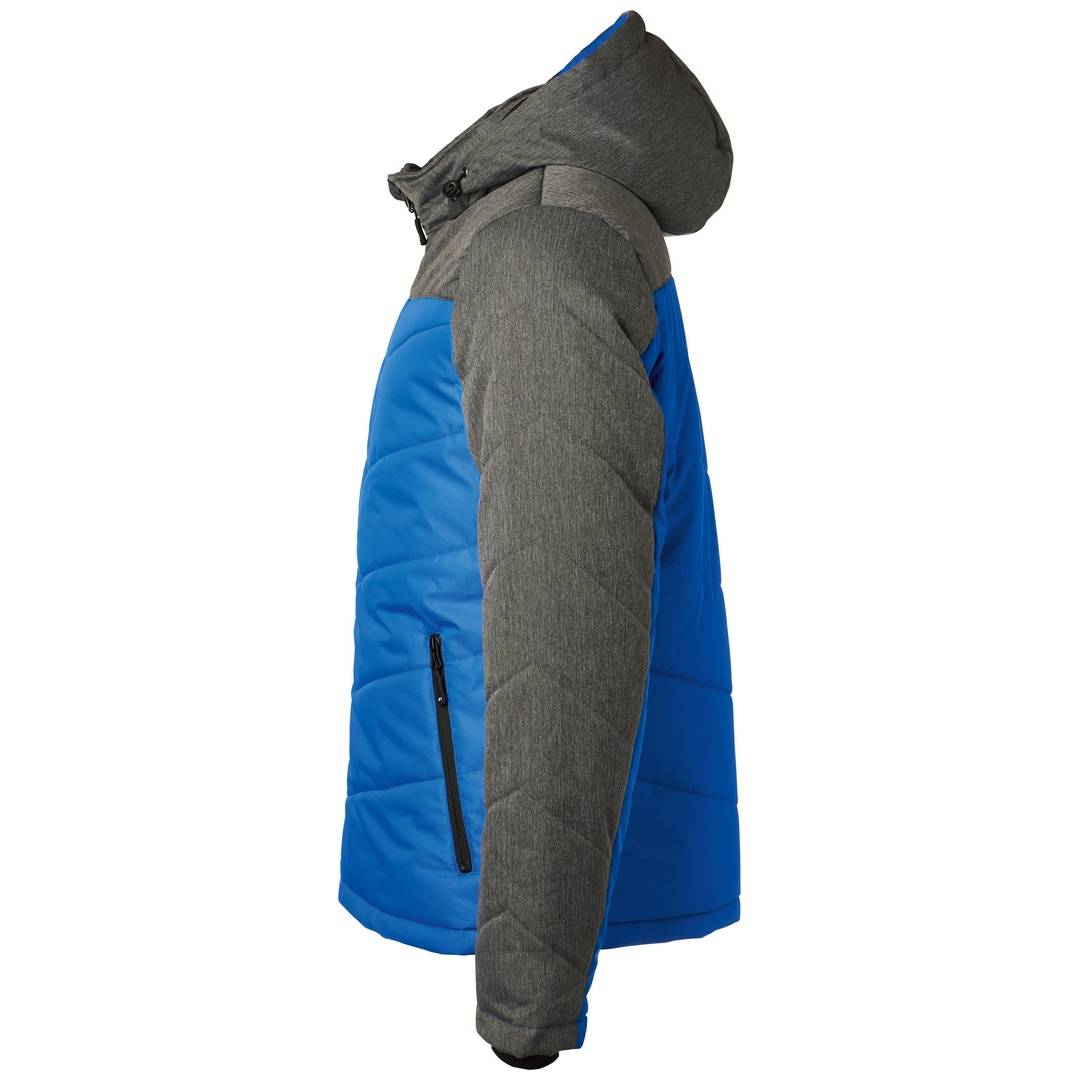 James & Nicholson sportliche Winterjacke JN1134 Gr. 2XL royal/anthrazit-melange