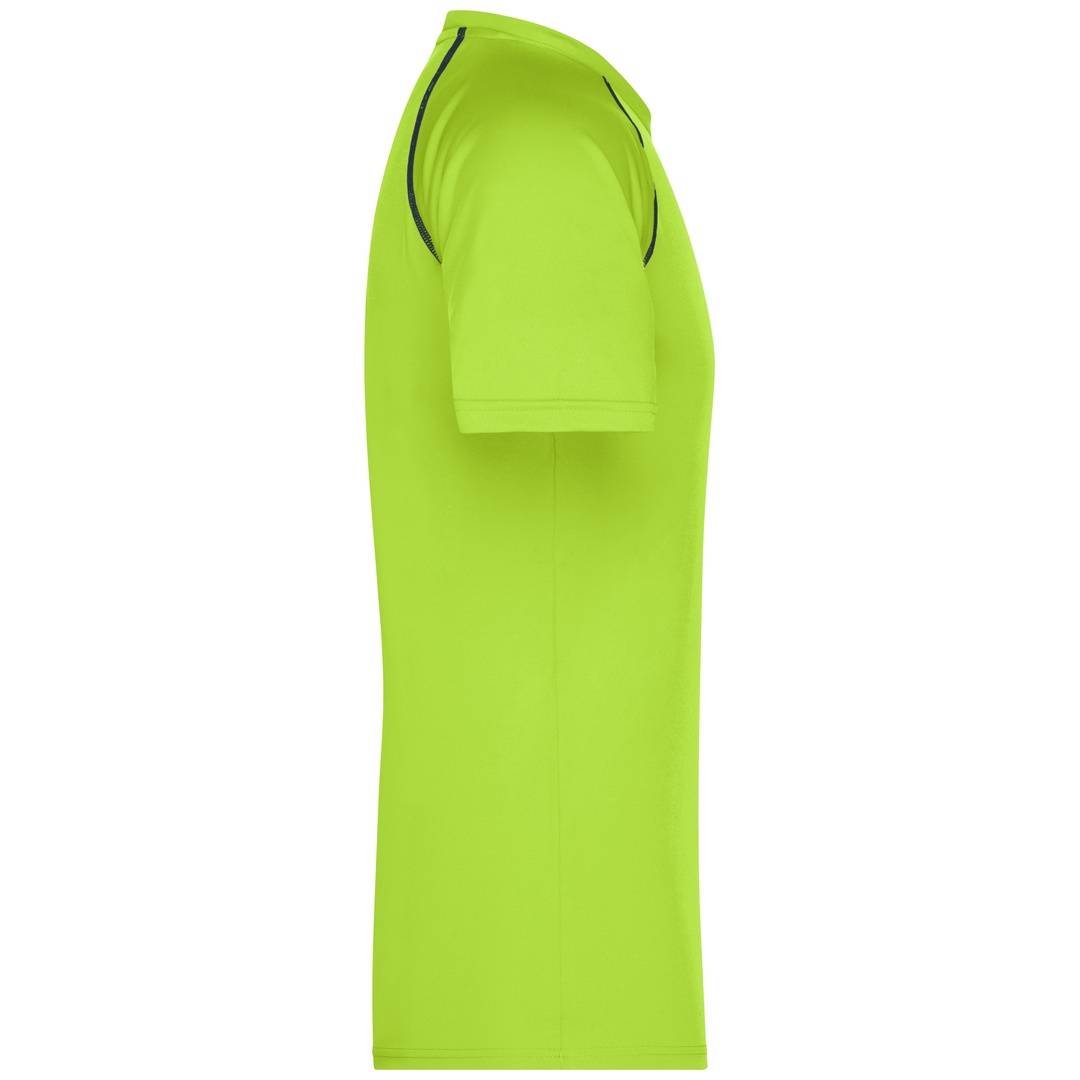 James & Nicholson Funktions-Shirt Herren JN496 Gr. L bright-yellow/bright-blue