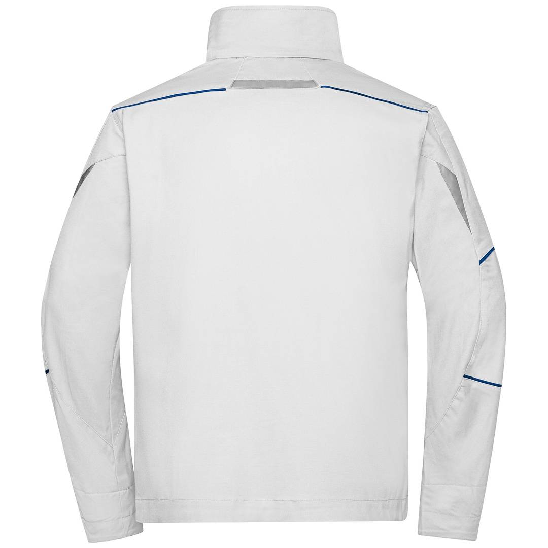 James & Nicholson Funktionelle Jacke JN849 Gr. 4XL white/royal