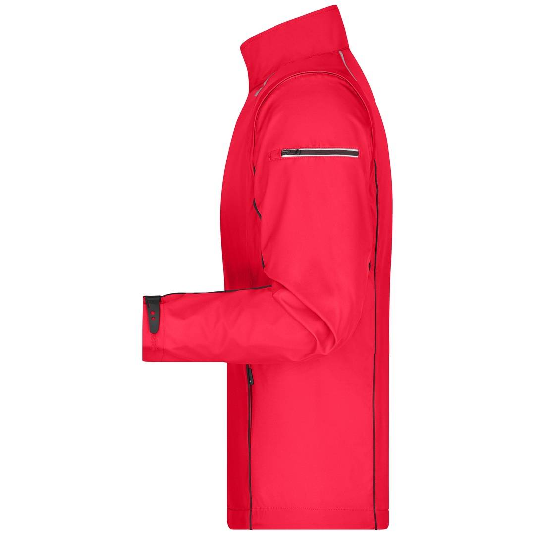 James & Nicholson Herren Zip-Off Softshell Jacke JN1122 Gr. 2XL red/black