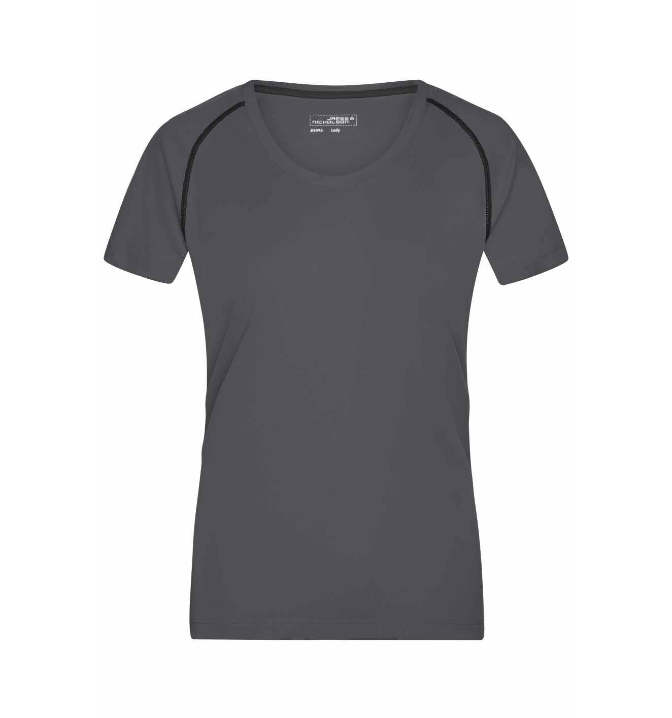 James & Nicholson Funktions-Shirt Damen JN495 Gr. XL titan/black