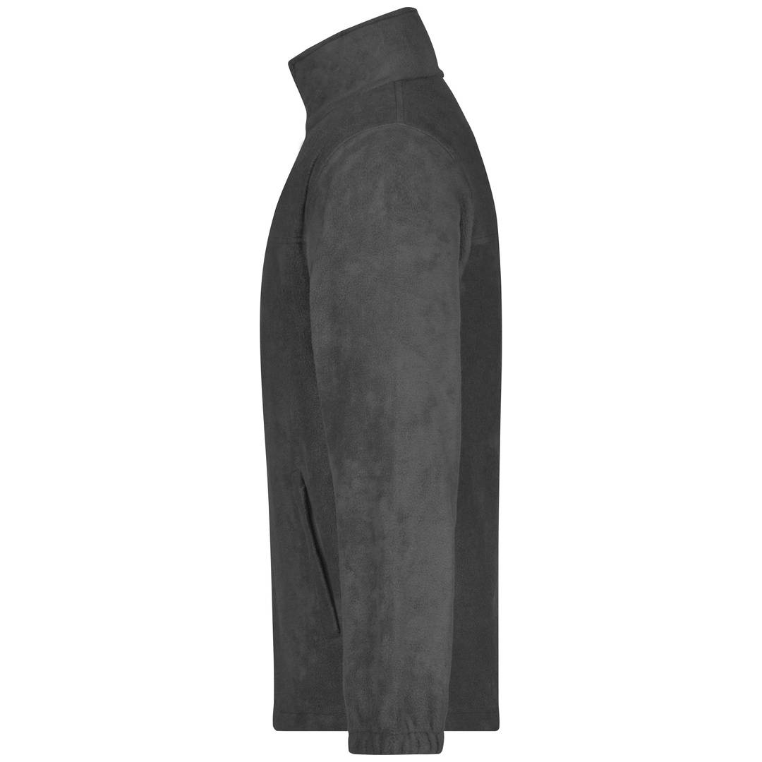 James & Nicholson Full-Zip Herren Fleecejacke JN044 Gr. 4XL dark-grey