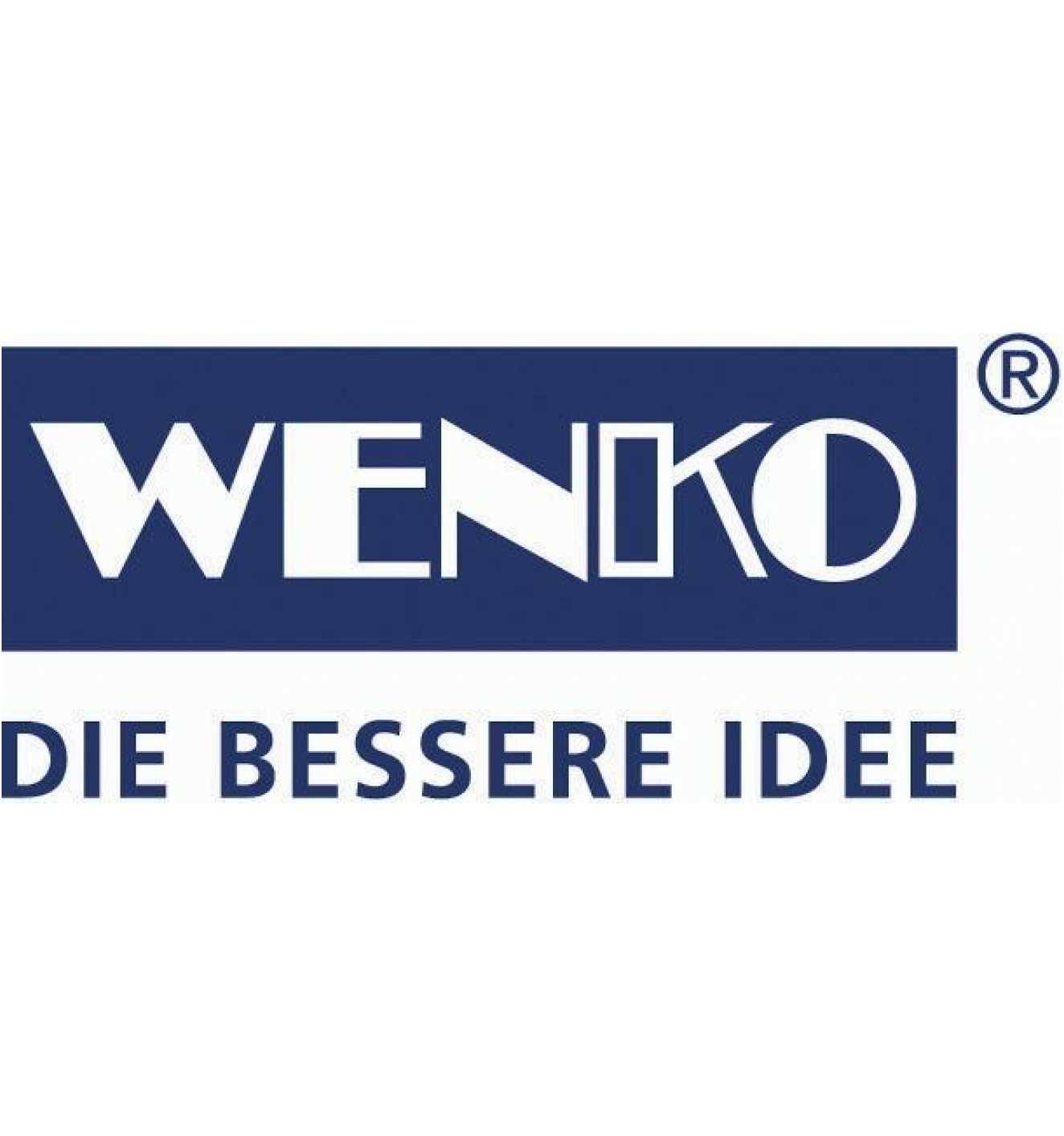 Wenko Ersatzbürste Silikon, schwarz matt