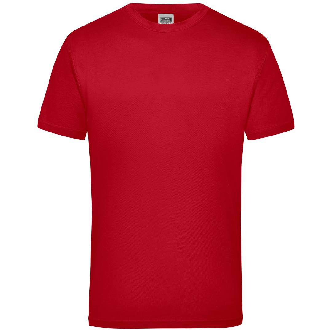James & Nicholson Workwear T-Shirt Herren JN800 Gr. 3XL red