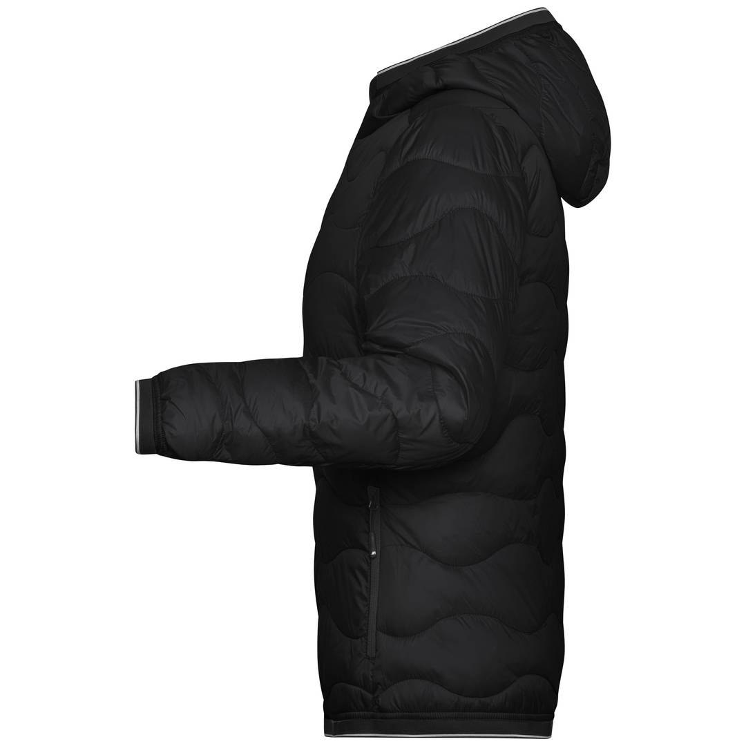 James & Nicholson Steppjacke mit Wattierung Damen JN1155 Gr. 2XL schwarz